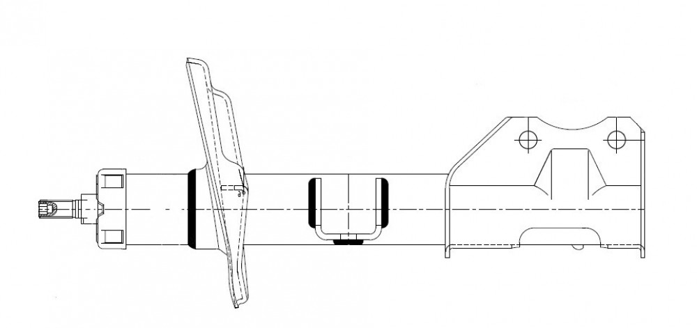 Амортизатор для автомобилей Лада Vesta SW Cross (23-) (стойка) передний правый