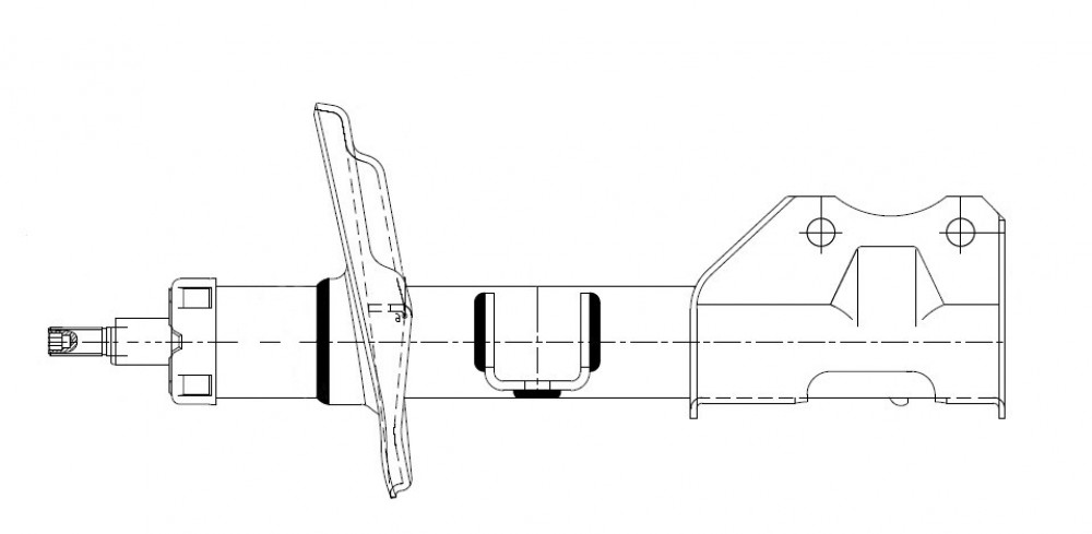 Амортизатор для автомобилей Лада Vesta NG (23-) (стойка) передний правый