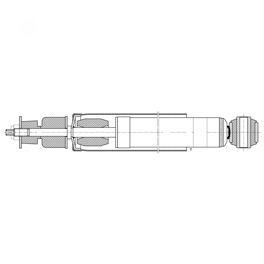 Амортизатор для автомобилей Mercedes A (W169) (04-) / B (W245) (05-) задний