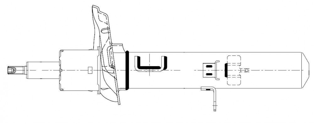 Амортизатор для автомобилей Geely Tugella (19-) 4WD (стойка) передний правый