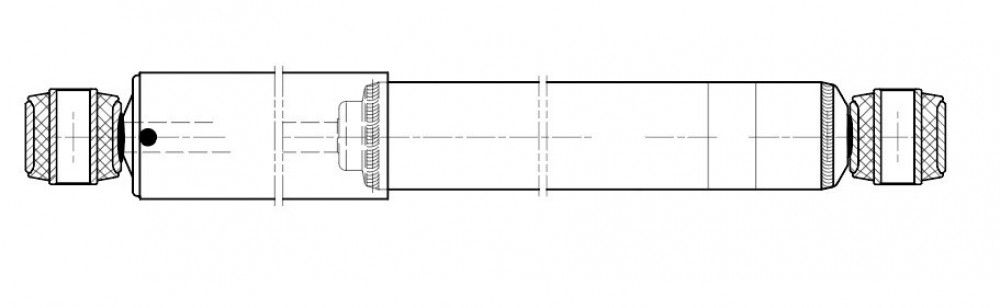 Амортизатор для автомобилей Mercedes T2 / LN1 (86-) (378 / 626 14х40 14х40 O/O) задний