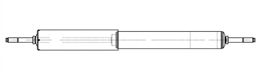 Амортизатор для автомобилей MAN L2000 (93-) (360 / 616 12x71 12x69 I/I) передний