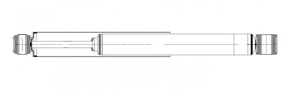 Амортизатор для автомобилей MAN TGM (05-) (450/723 20x62 30x62 O/O) задний