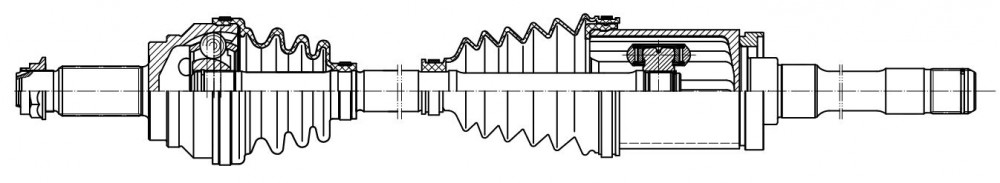 Привод передний правый для автомобилей BMW X6 F16, F86 (14-) 3.0D