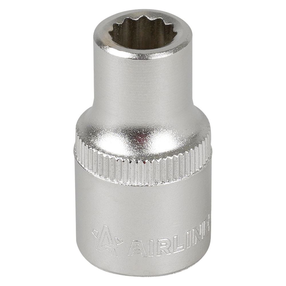 Головка торцевая 1/2"DR двенадцатигранная 9мм, L=38мм пласт.подвес