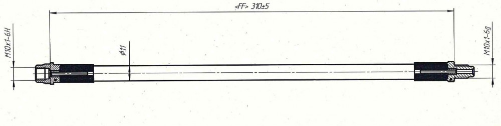 Шланг тормозной для автомобилей Лада Vesta SW (15-) передний L=336мм