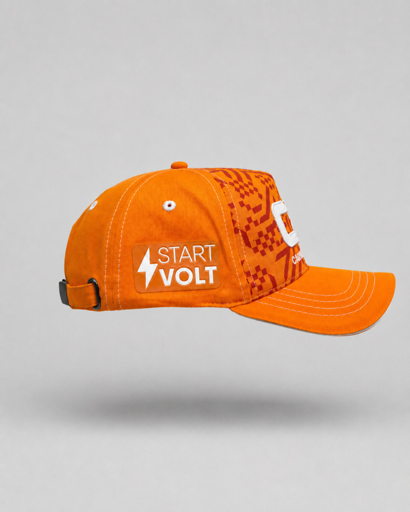Бейсболка оранжевая с оранжевым козырьком (CR, Startvolt, Airline) (CAP44)