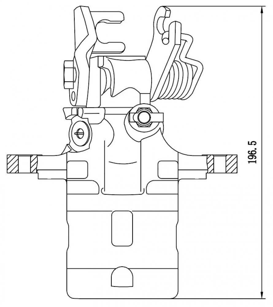 Суппорт тормозной для автомобилей Nissan Cefiro A32 (94-) / Maxima A32 (94-) задний правый d=34мм