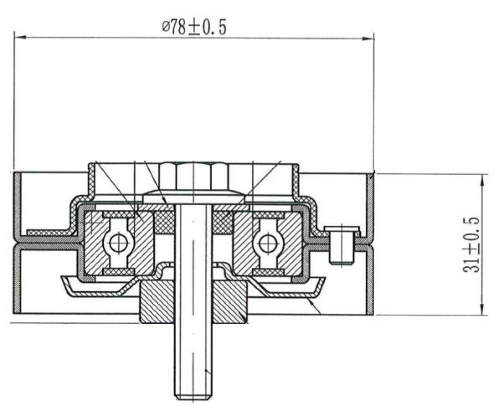 Ролик приводного ремня для автомобилей Audi A8 (03-) 3.7i/4.2i (опорный)