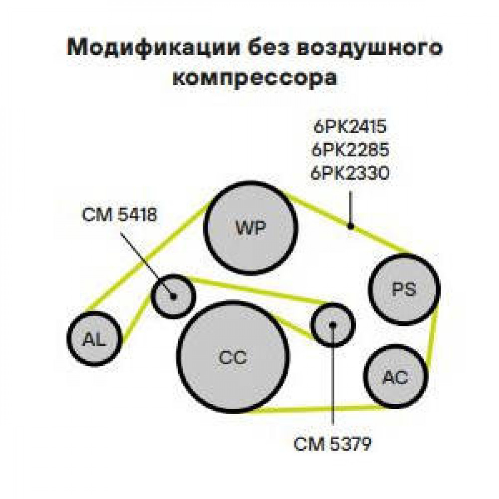 Ролик приводного ремня для автомобилей Audi A6 (04-) 2.4MPi/2.8FSi/3.0TFSi/3.2FSi [EA837] (с натяжным механизмом)