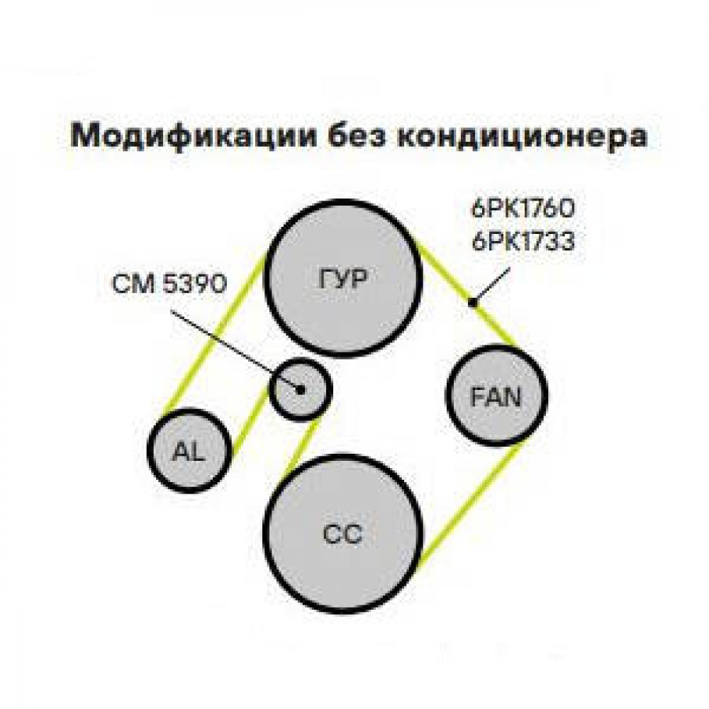 Ролик приводного ремня для автомобилей Audi A6 (97-) 2.4i/2.7i/2.8i (с натяжным механизмом)