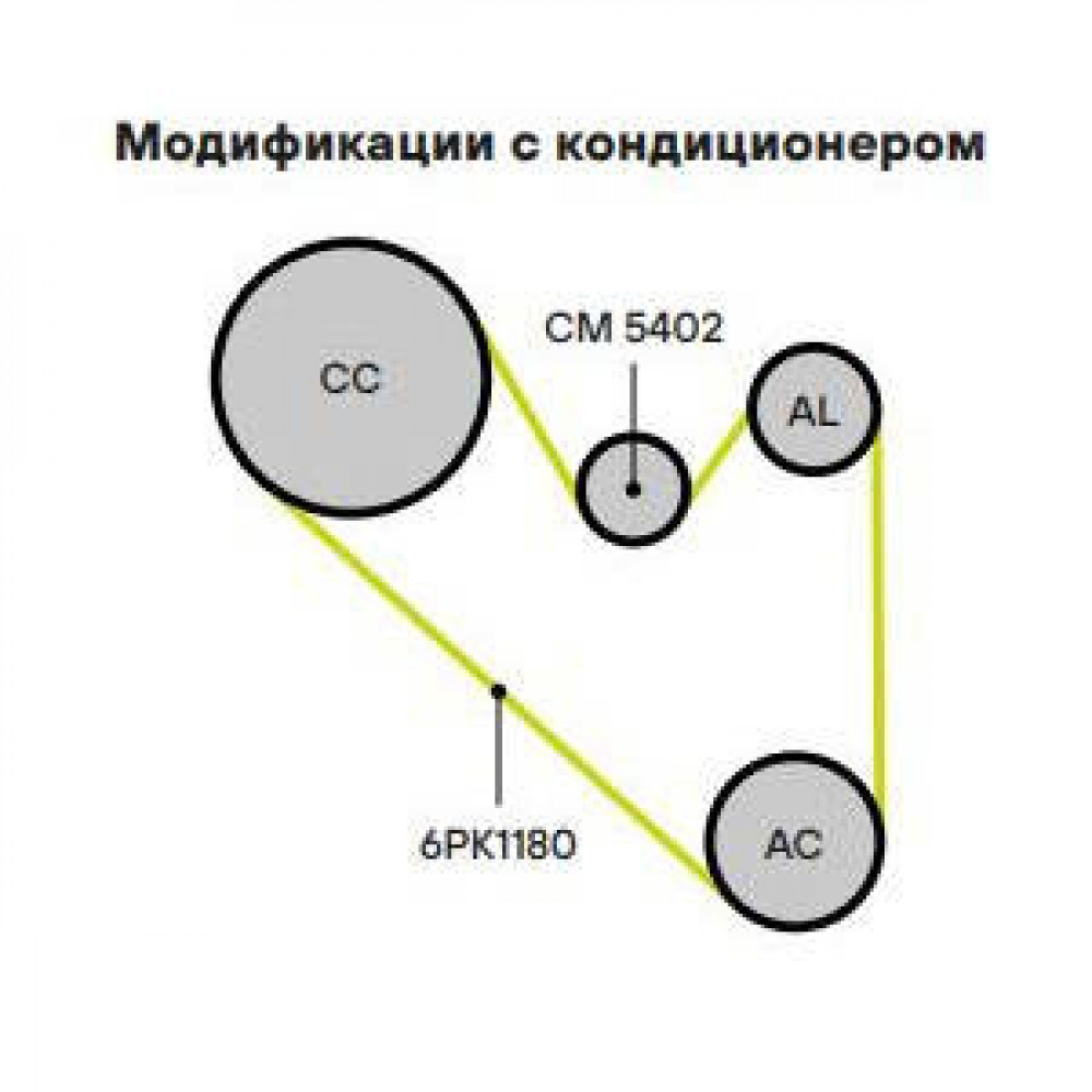 Ролик приводного ремня для автомобилей VW Tiguan (07-)/Transporter T5 (03-) 2.0TDi с натяжным механизмом