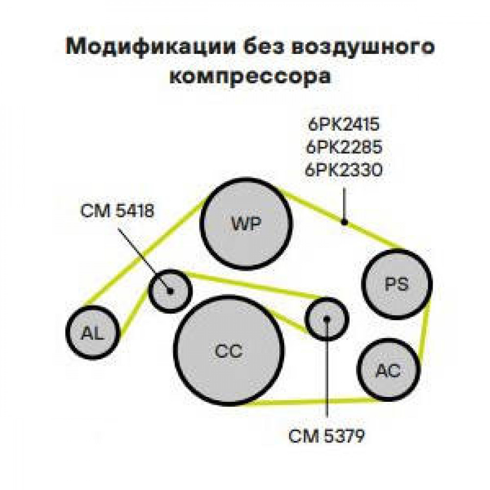 Ролик приводного ремня для автомобилей Audi A6 (04-) 2.4MPi/2.8FSi/3.0TFSi/3.2FSi [EA837] опорный