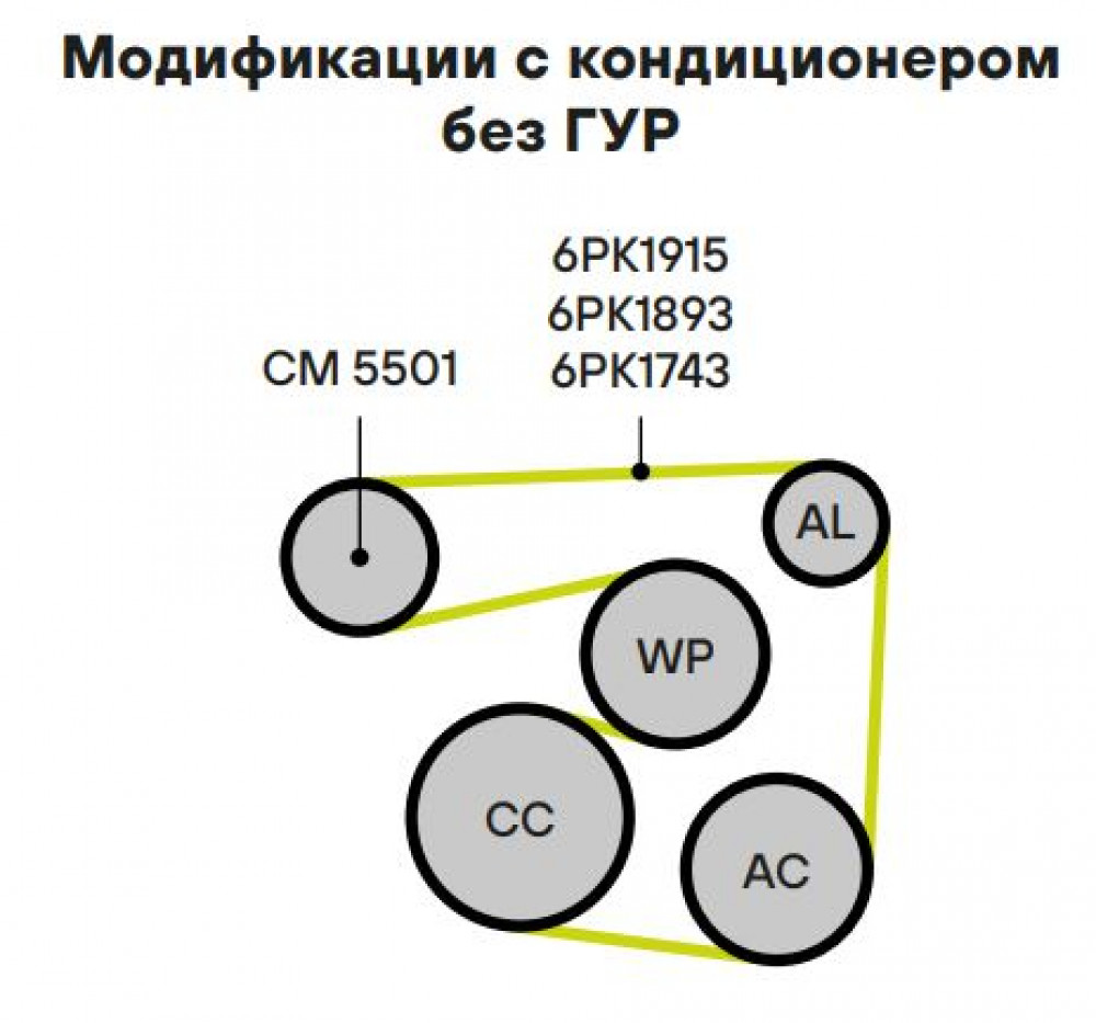 Ролик приводного ремня для автомобилей Ford Focus I (98-) 1.4i/1.6i Zetec-S с натяжным механизмом