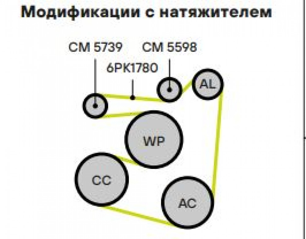 Ролик приводного ремня для автомобилей Hyundai Tucson (15-)/Creta (21-) 2.0i [NU] (опорный)