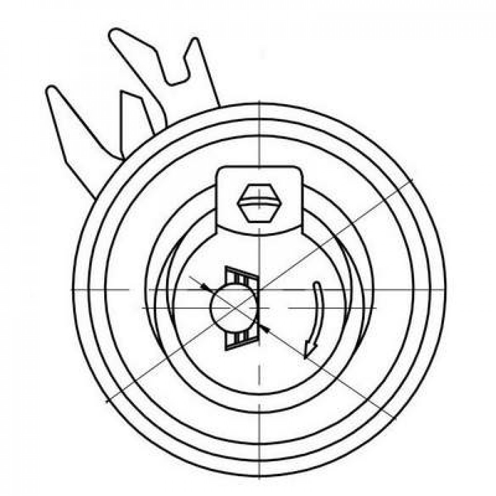 Ролик ГРМ для автомобилей VW Polo (94-) 1.0i/1.4i (натяж.) (CM 6048)