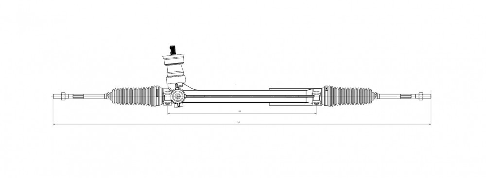 Механизм рулевой (рейка) для автомобиля Omoda S5 (23-) 1.5/1.5t (механический)