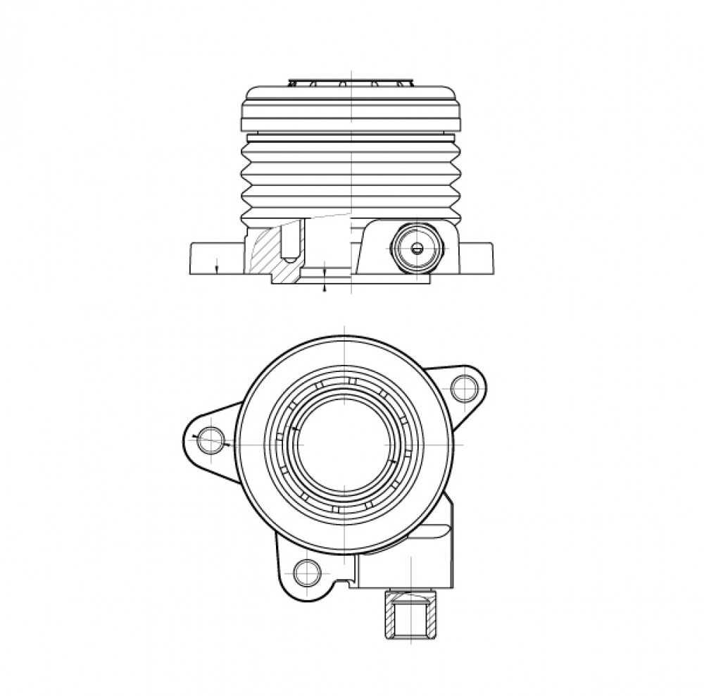 Муфта выключения сцепления для автомобилей Sollers Atlant (22-) / JAC Sunray (20-) 2.7D