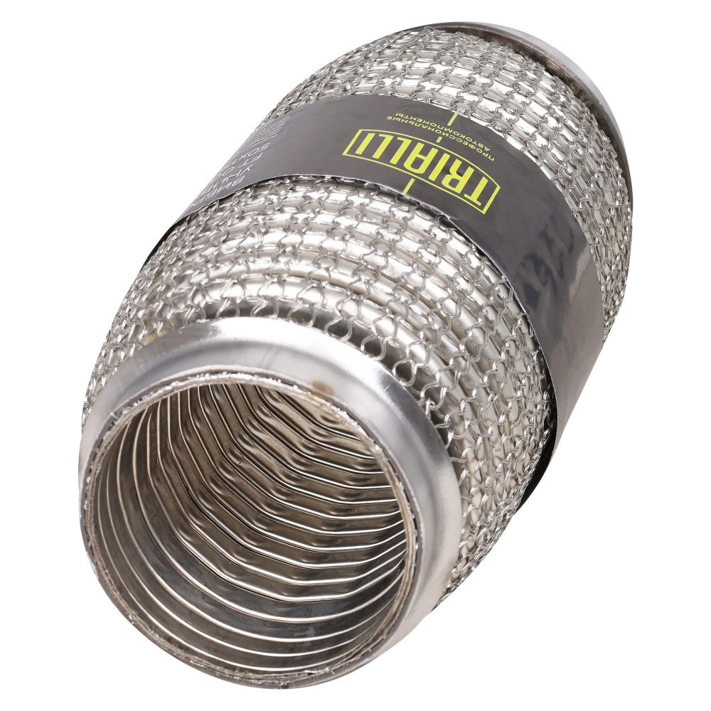 Виброкомпенсатор выхлопной трубы (Гофра) 50x150 Hydra/Wire Mesh (нержавеющая сталь)