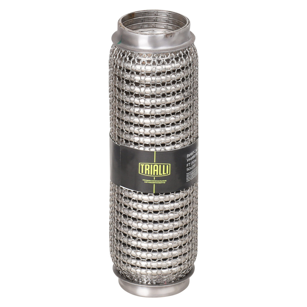 Виброкомпенсатор выхлопной трубы (Гофра) 50x230 Hydra/Wire Mesh (нержавеющая сталь)