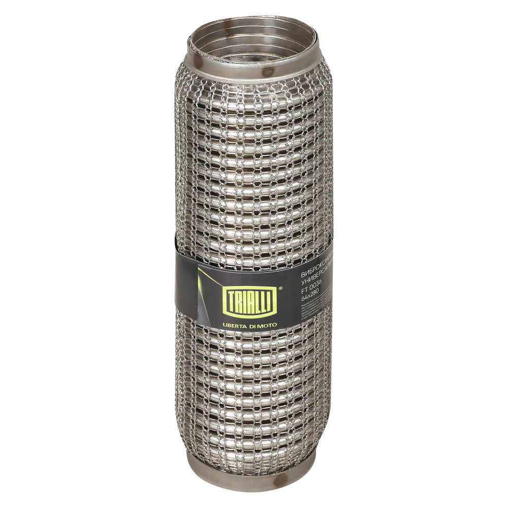 Виброкомпенсатор выхлопной трубы (Гофра) 64x280 Hydra/Wire Mesh (нержавеющая сталь)