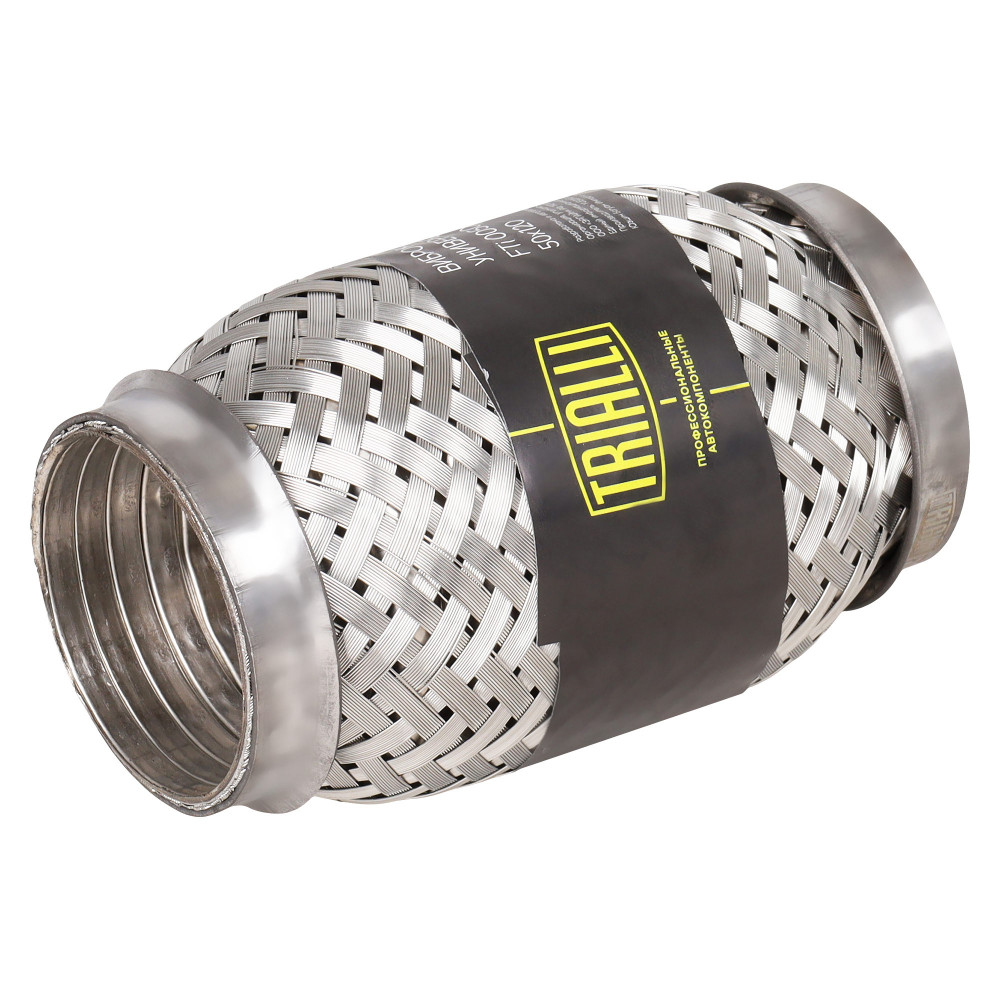 Виброкомпенсатор выхлопной трубы (Гофра) 50x120 InterLock (нержавеющая сталь)