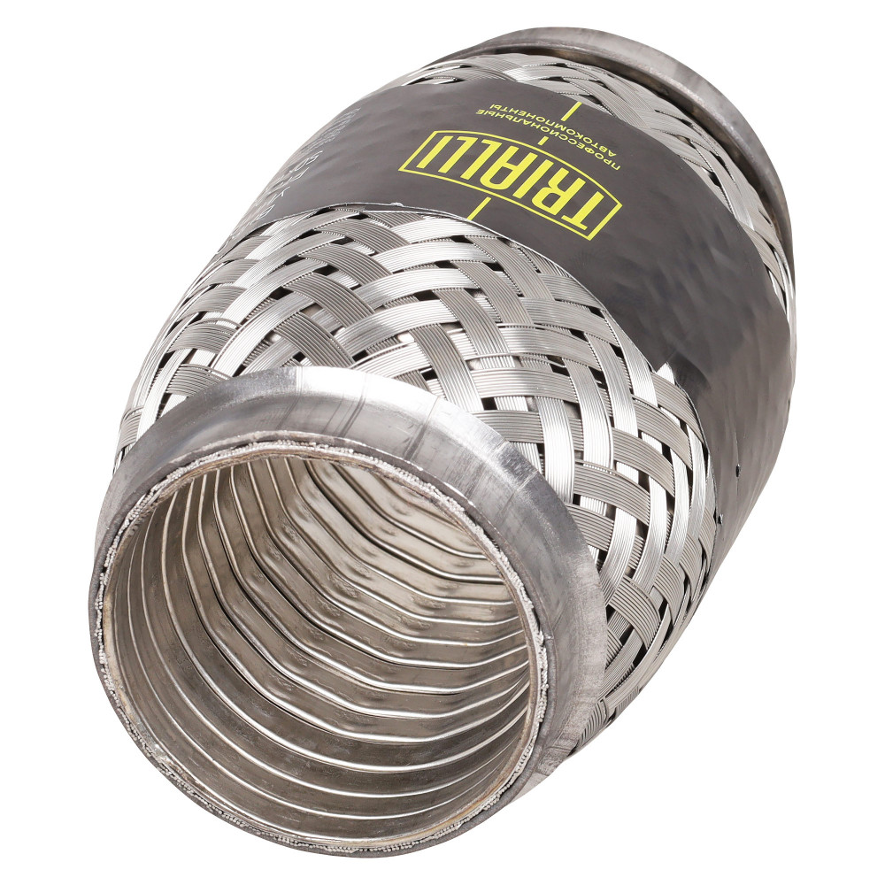 Виброкомпенсатор выхлопной трубы (Гофра) 50x120 InterLock (нержавеющая сталь)