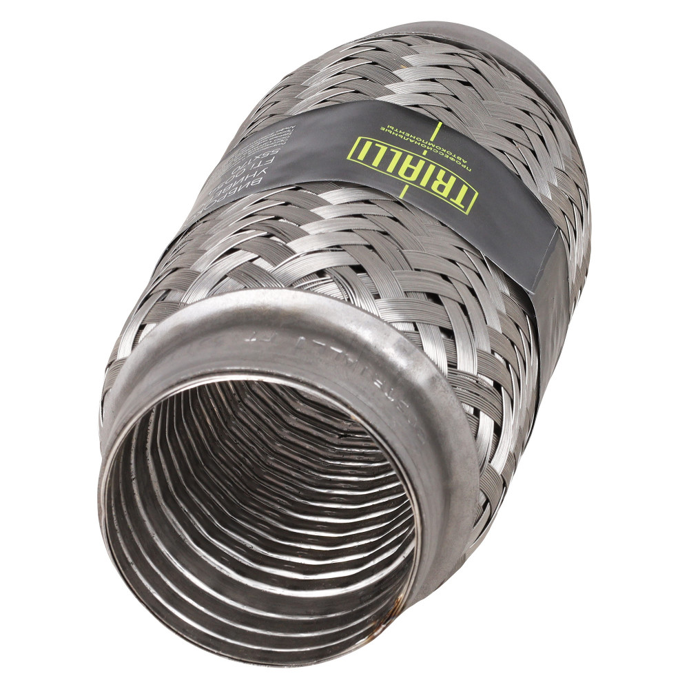 Виброкомпенсатор выхлопной трубы (Гофра) 55x170 InterLock (нержавеющая сталь)