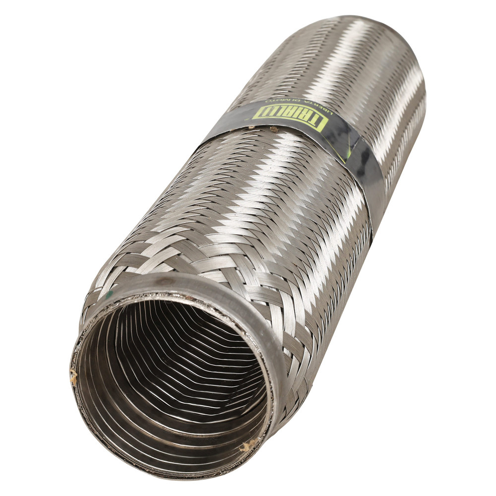 Виброкомпенсатор выхлопной трубы (Гофра) 60x330 InterLock (нержавеющая сталь)