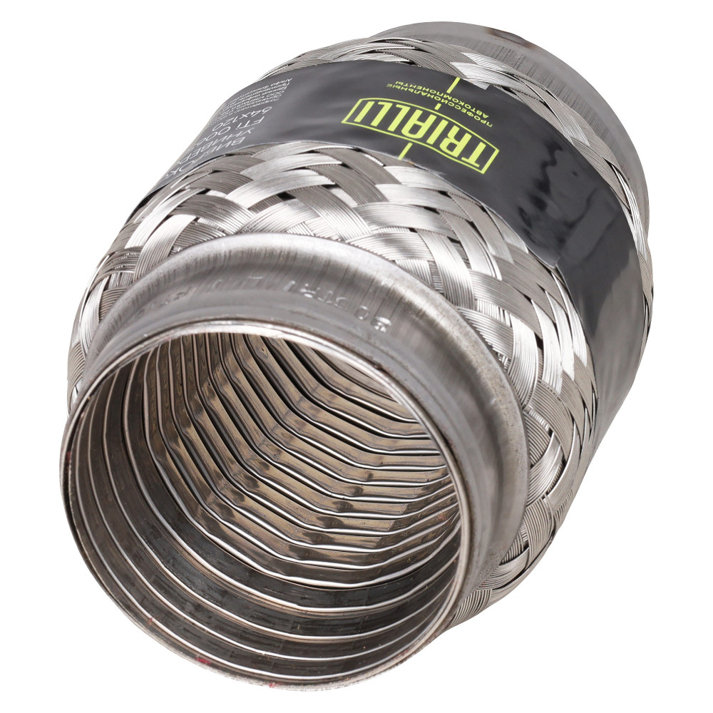 Виброкомпенсатор выхлопной трубы (Гофра) 64x120 InterLock (нержавеющая сталь)