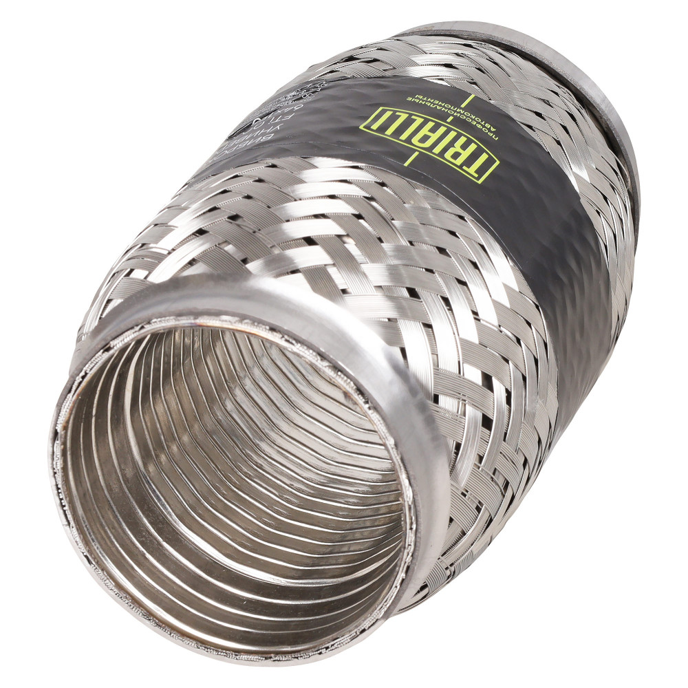 Виброкомпенсатор выхлопной трубы (Гофра) 64x150 InterLock (нержавеющая сталь)