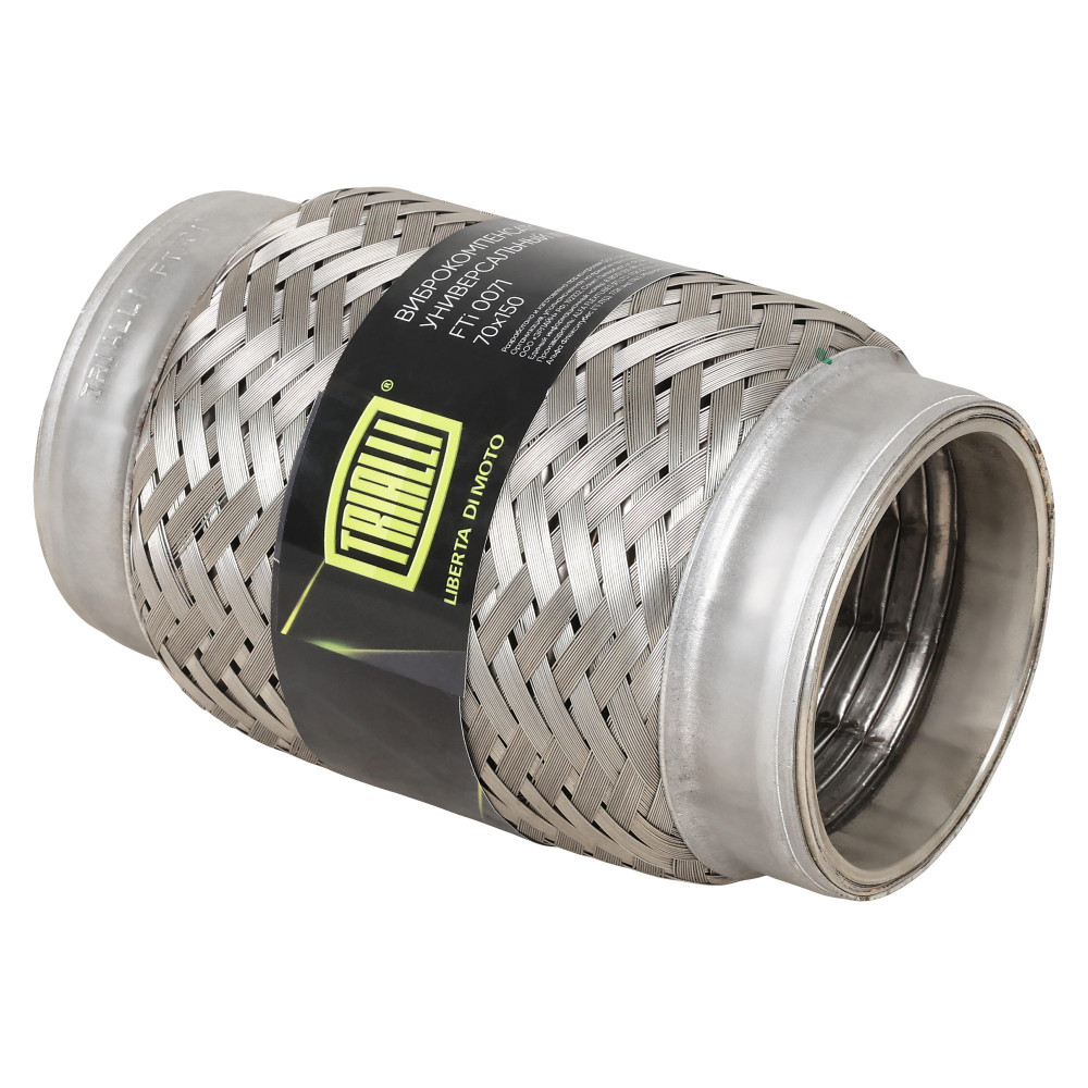 Виброкомпенсатор выхлопной трубы (Гофра) 70x150 InterLock (нержавеющая сталь)