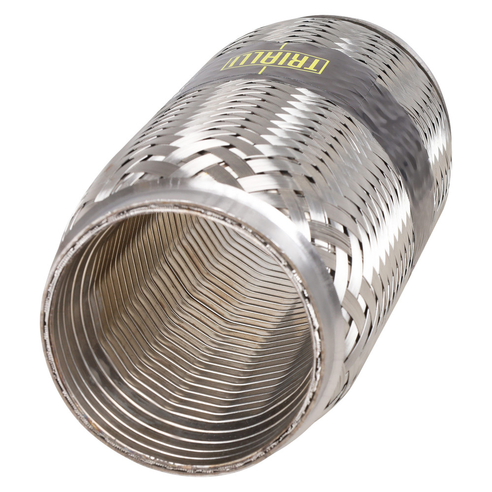 Виброкомпенсатор выхлопной трубы (Гофра) 70x200 InterLock (нержавеющая сталь)