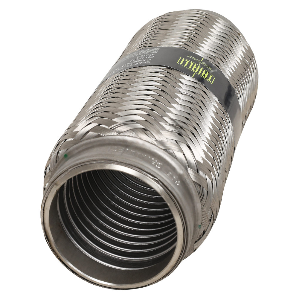 Виброкомпенсатор выхлопной трубы (Гофра) 70x250 InterLock (нержавеющая сталь)