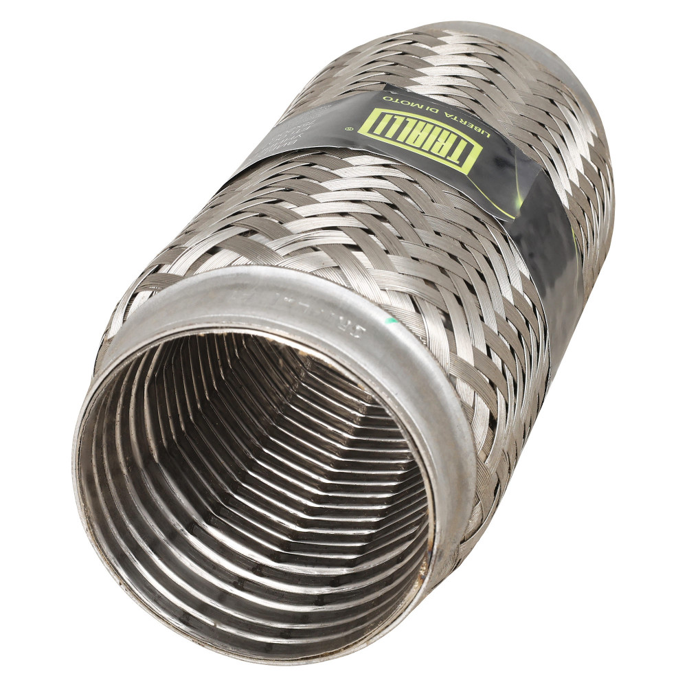 Виброкомпенсатор выхлопной трубы (Гофра) 75x200 InterLock (нержавеющая сталь)