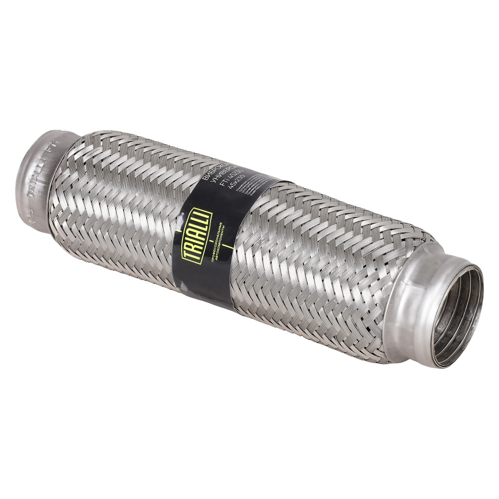 Виброкомпенсатор выхлопной трубы (Гофра) 45x230 InterLock (нержавеющая сталь)