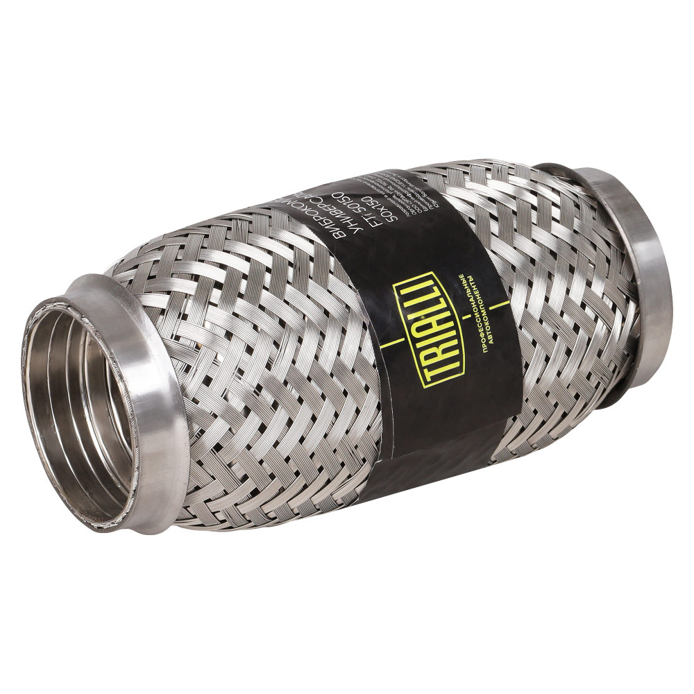 Виброкомпенсатор выхлопной трубы (Гофра) 50x150 InterLock (нержавеющая сталь)