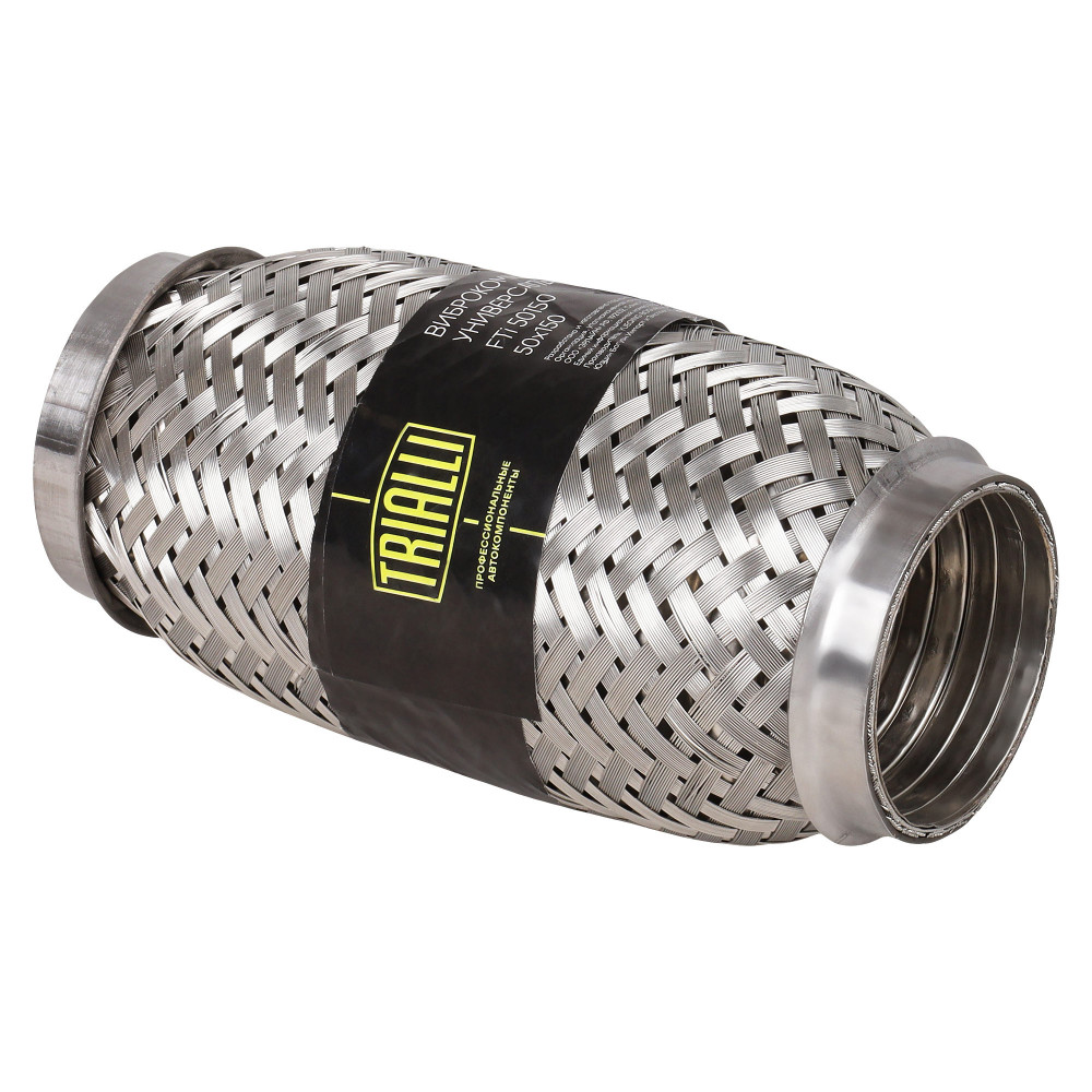 Виброкомпенсатор выхлопной трубы (Гофра) 50x150 InterLock (нержавеющая сталь)