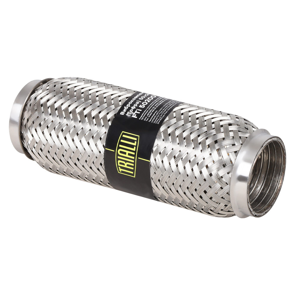 Виброкомпенсатор выхлопной трубы (Гофра) 50x200 InterLock (нержавеющая сталь)