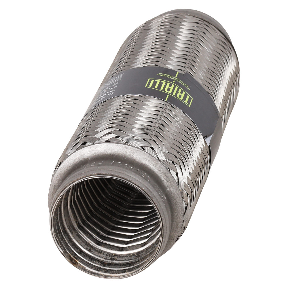 Виброкомпенсатор выхлопной трубы (Гофра) 50x230 InterLock (нержавеющая сталь)
