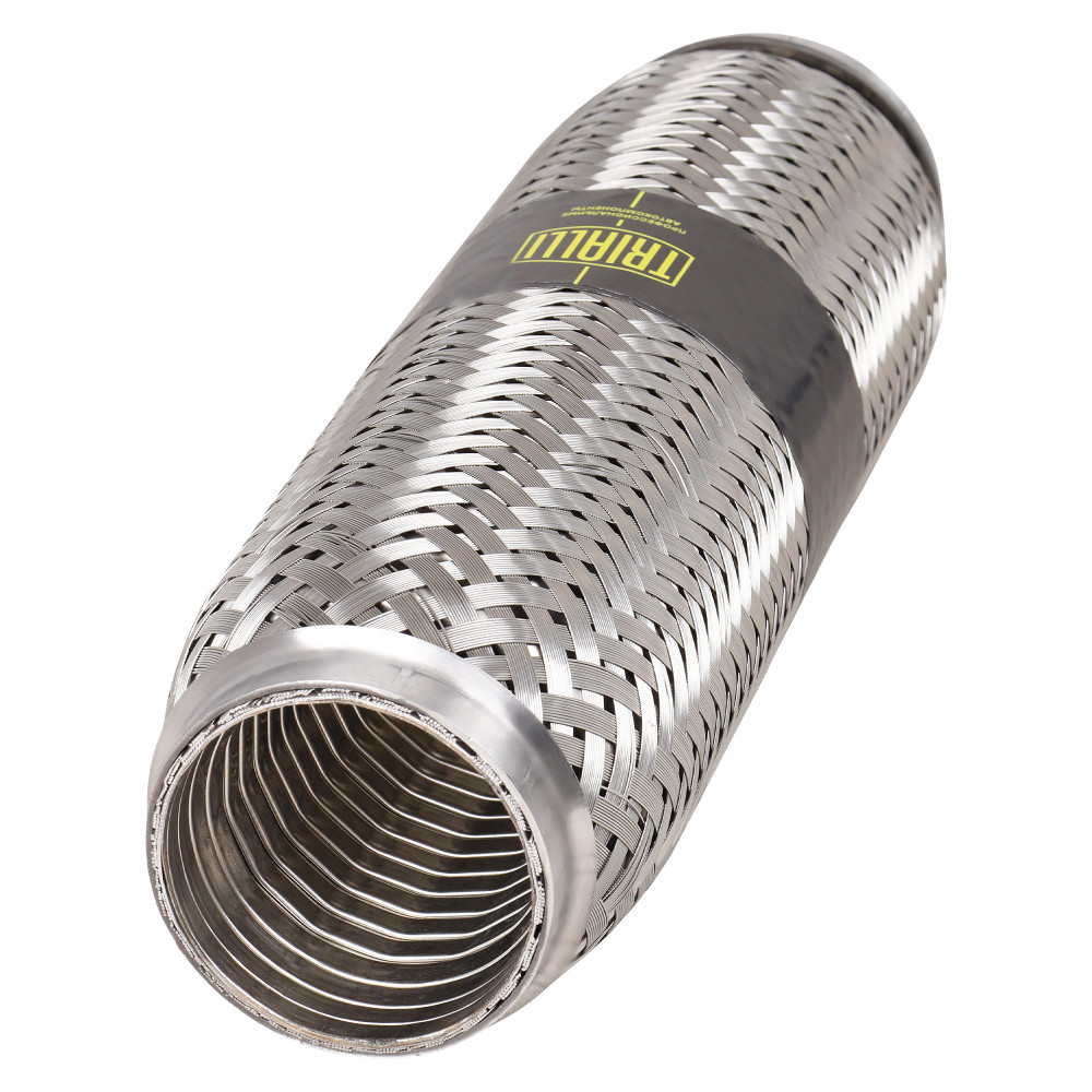 Виброкомпенсатор выхлопной трубы (Гофра) 50x250 InterLock (нержавеющая сталь)