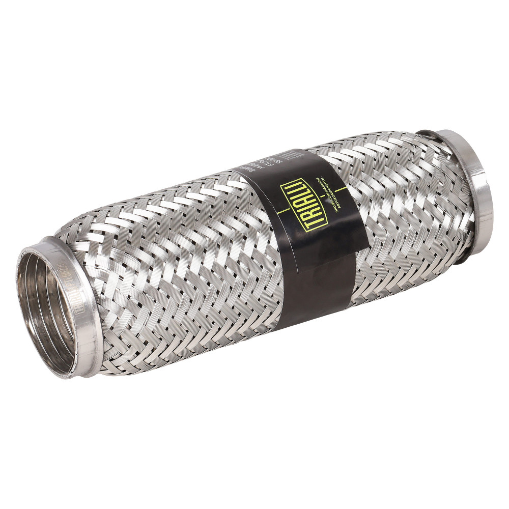Виброкомпенсатор выхлопной трубы (Гофра) 55x220 InterLock (нержавеющая сталь)