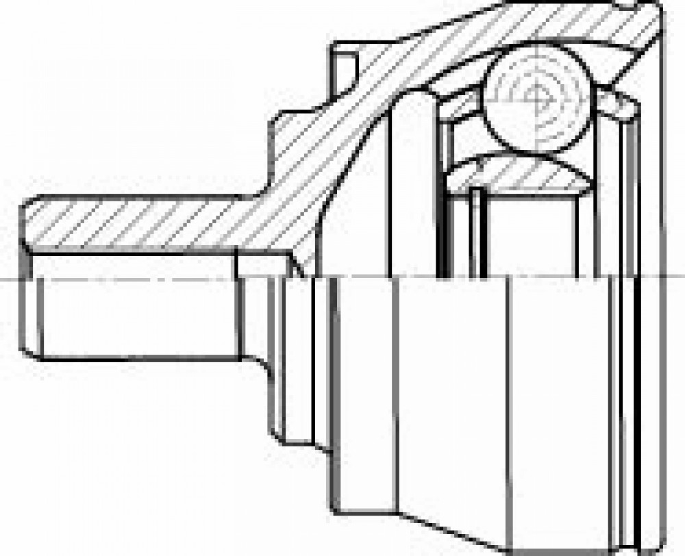ШРУС наружный передний для автомобилей Geely Tugella (20-) 2.0T 8AT 4WD