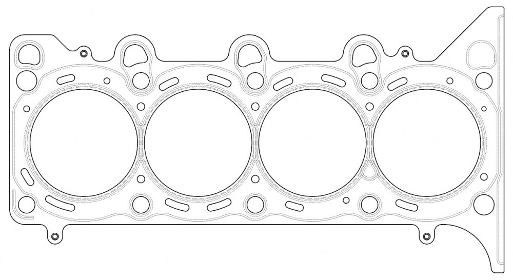 Прокладка ГБЦ для автомобилей Chevrolet Aveo (06-)/Spark (10-) 1.0i/1.2i