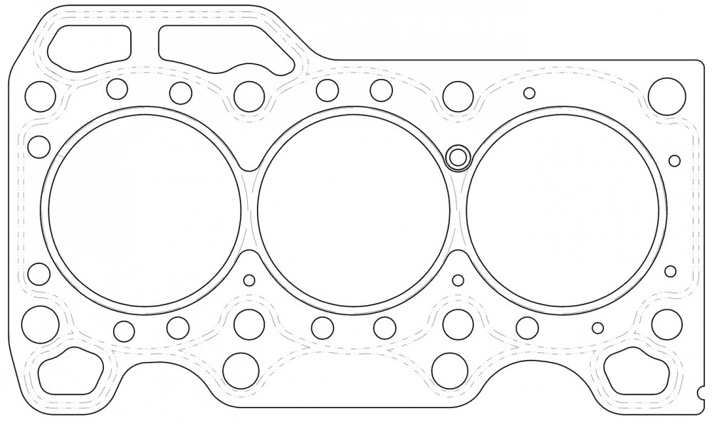 Прокладка ГБЦ для автомобилей Daewoo Matiz (98-)/Chevrolet Spark (05-) 0.8i [F8CV]
