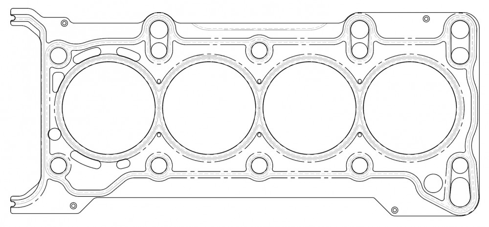 Прокладка ГБЦ для автомобилей Mazda 3 (03-) 1.6i [Z601;Z627]