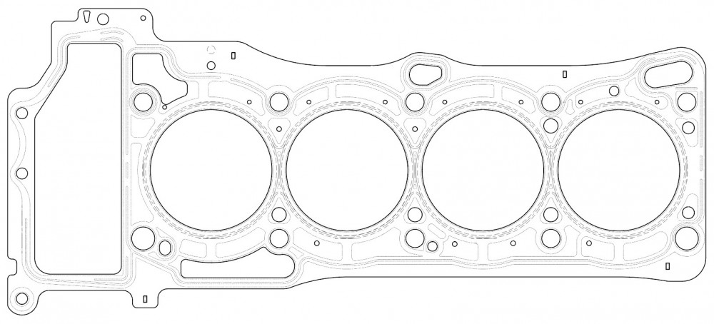 Прокладка ГБЦ для автомобилей Nissan Almera Classic (05-) 1.6i [QG16;QG16DE]