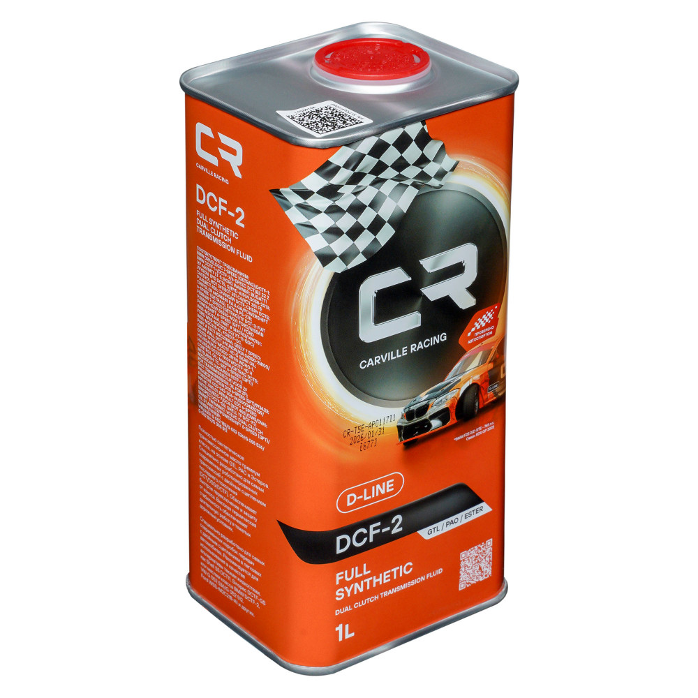 Масло трансмиссионное CARVILLE RACING для АКПП D-LINE DCF-2 1L
