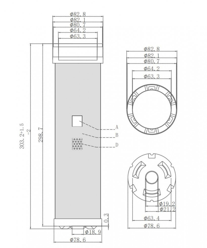 Фильтр воздушный для спецтехники Bobcat 300/600/700/900-series /Case/Caterpillar/JCB