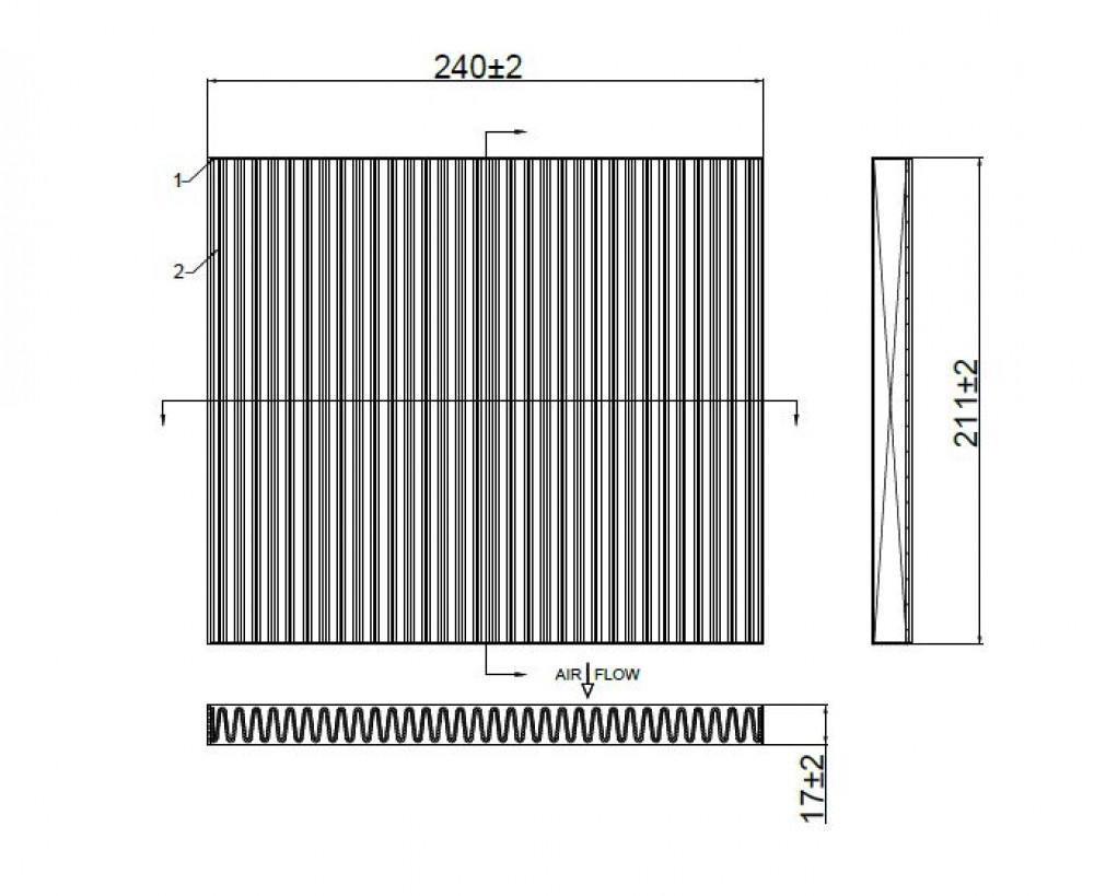 Фильтр для а/м Kia Sorento (02-)/Cerato (06-) (салон. уголь.) (LCF 08232)